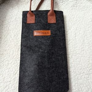 Felt wine bottle bag